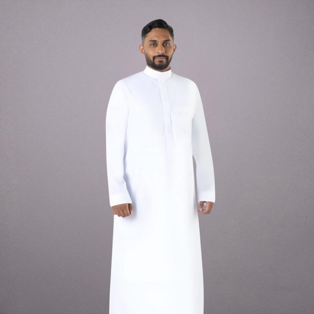 ثوب تركي أبيض