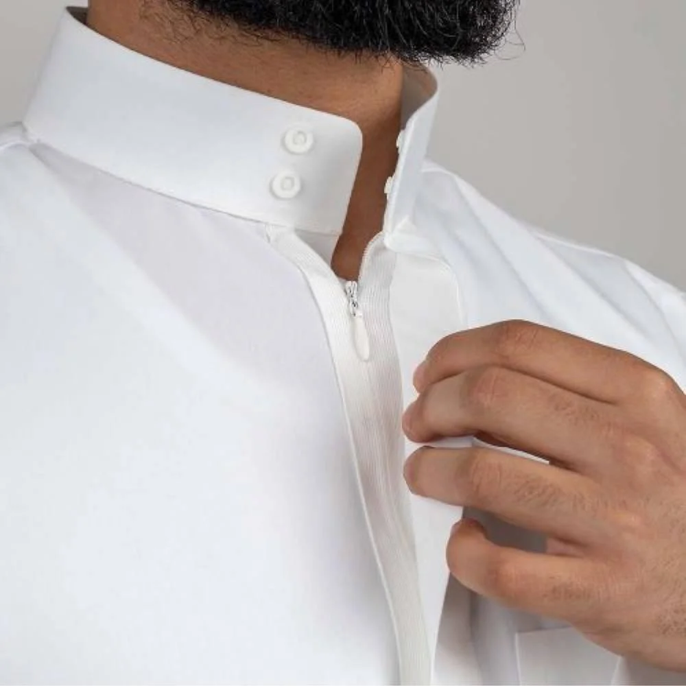 ثوب رجالي سحاب كريمي -الأصيل